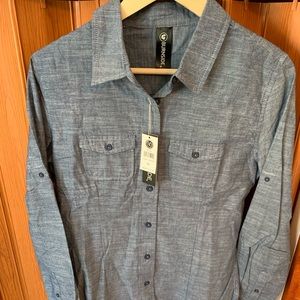New men’s Burnside casual shirt Med